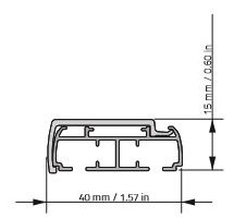 2 lufige Schiene