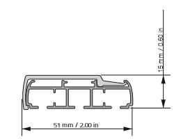 3 lufige Schiene