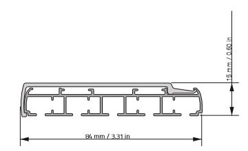 5 lufige Schiene